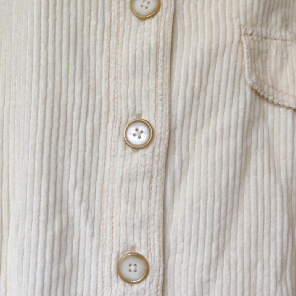 NEW!!!! AMERICAN EAGLE CREAM CORDUROY SHACKET / SHIRT JACKET - SIZE XL - Picture 5 of 8